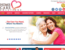 Tablet Screenshot of homecarefl.com